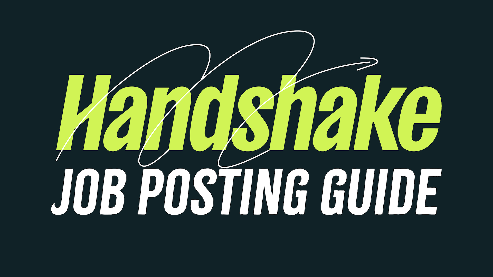 Handshake Job Posting Guide Image