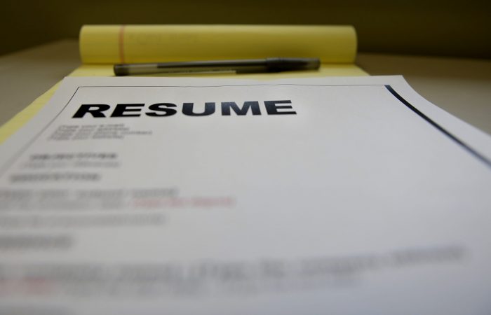 Picture of a resume