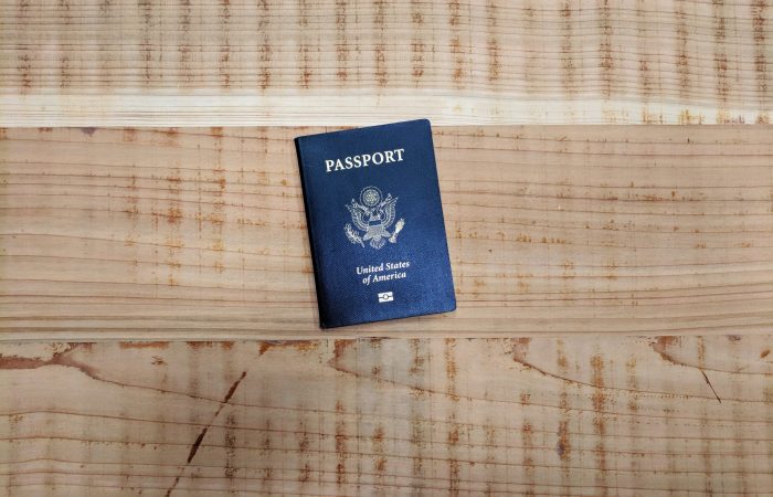 US Passport on table