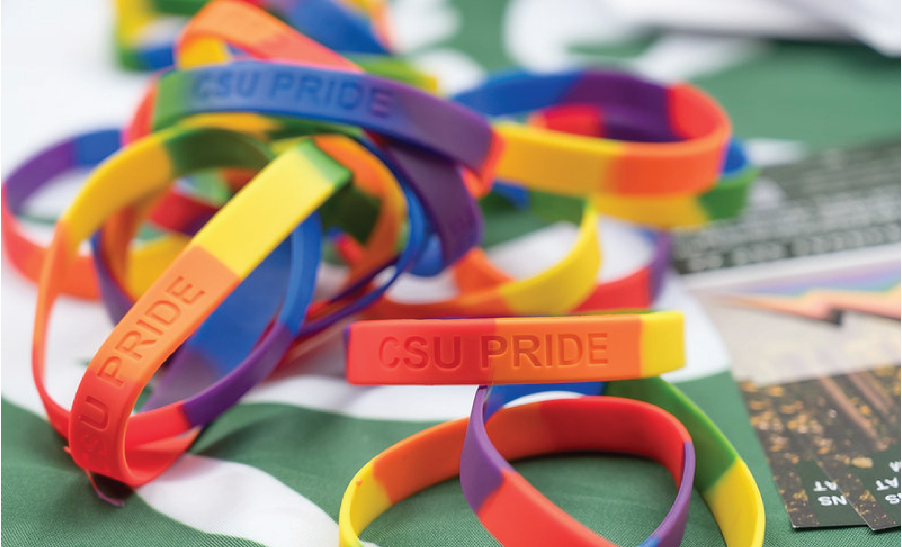 CSU pride bracelets