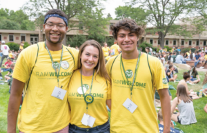 Three Ram Welcome Leaders on campus