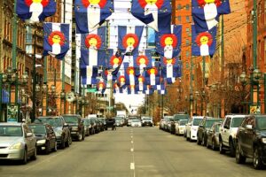 Multiple Colorado Flags