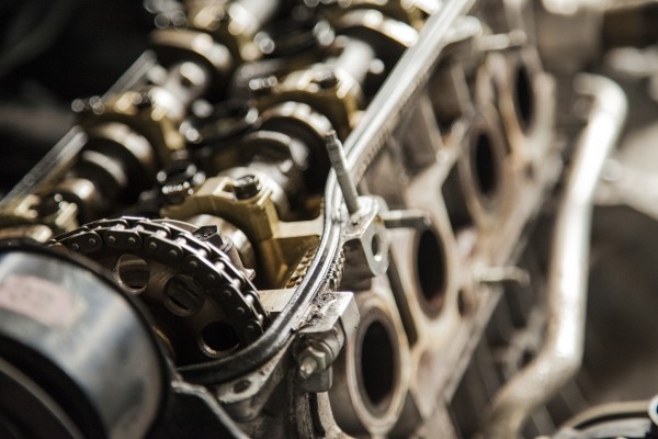 close up of vintage engine Motor