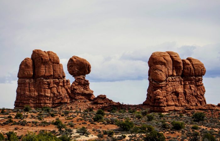 tall rock formations
