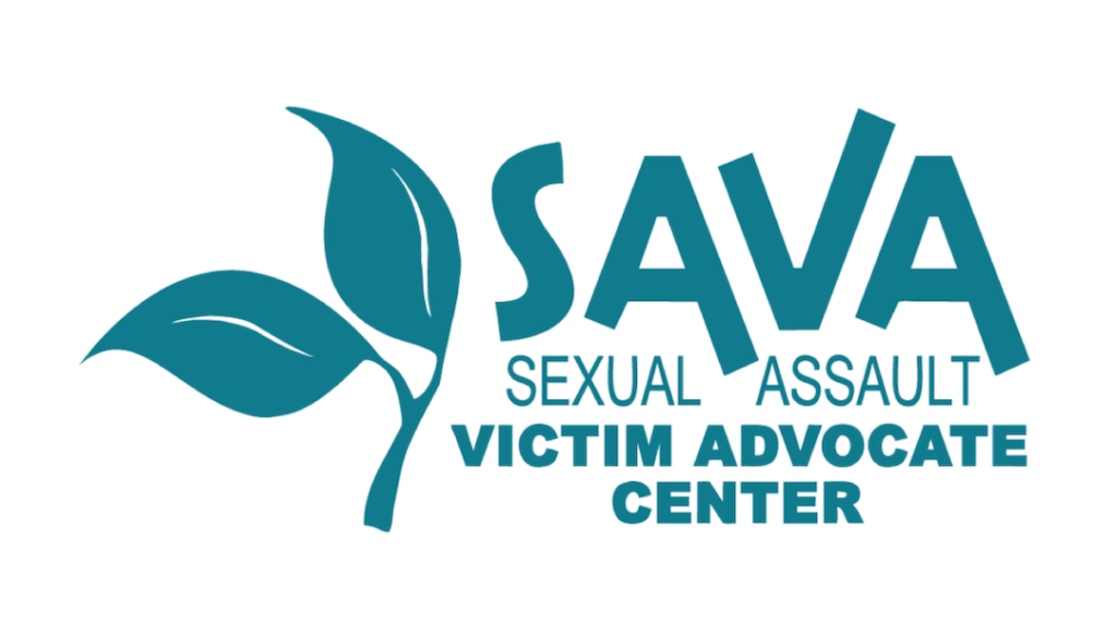 SAVA logo - teal leaves next to SAVA text
